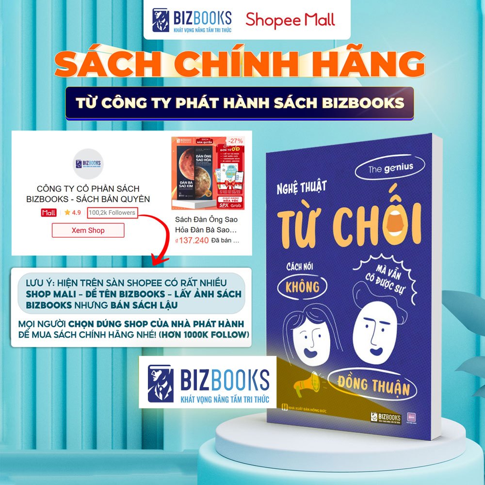 Sách Nghệ Thuật Từ Chối: Cách Nói “Không” Nhưng Vẫn Nhận Được Sự Đồng Thuận - Bizbooks