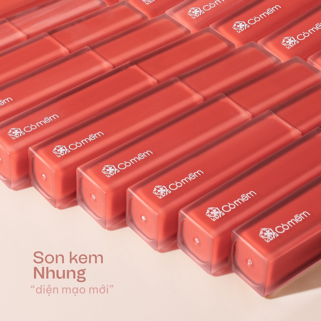Ảnh Son Kem Nhung Lì Mượt Không Silicone Cỏ Mềm Bền Màu An Toàn Từ Thiên Nhiên 5g 3