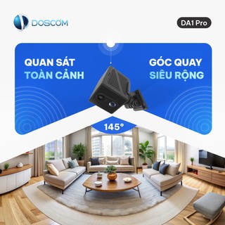 Camera 4G Mini Doscom DA1 Pro, Quay 360 Độ, Pin Lâu, Hồng Ngoại Ẩn, Tặng Sim