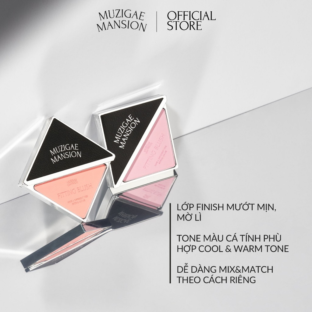 Phấn Má Hồng Muzigae Mansion Fitting Blush Mịn Lì Tôn Da Độ Bám Tốt 5g