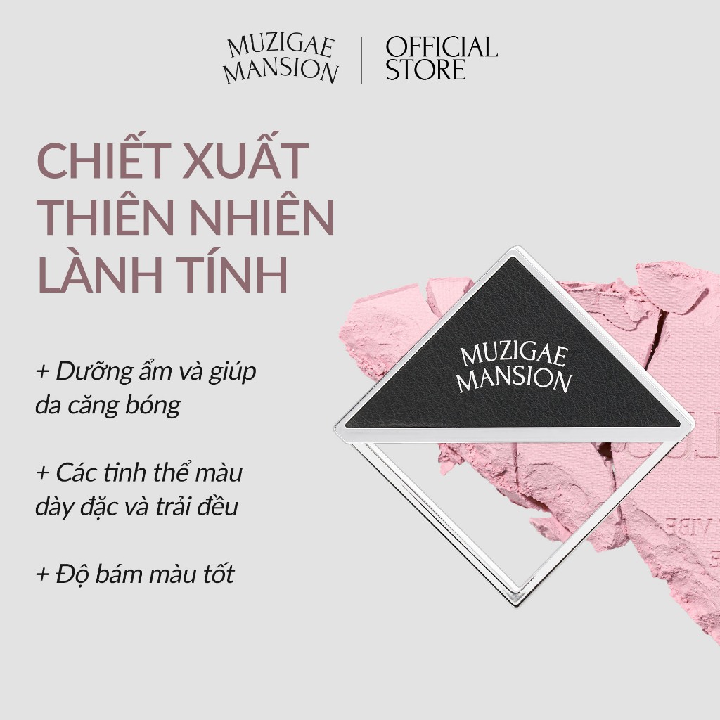 Phấn Má Hồng Muzigae Mansion Fitting Blush Mịn Lì Tôn Da Độ Bám Tốt 5g