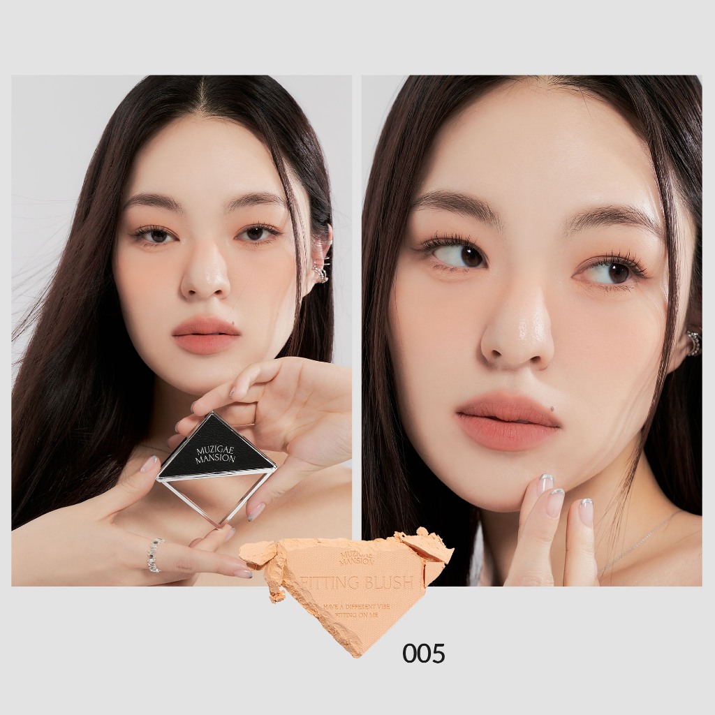 Phấn Má Hồng Muzigae Mansion Fitting Blush Mịn Lì Tôn Da Độ Bám Tốt 5g