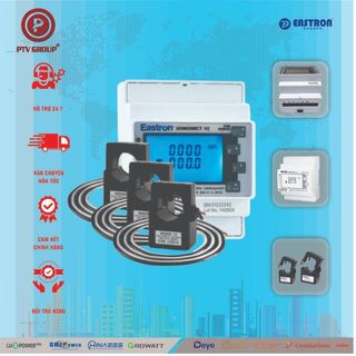 Meter Bám Tải 1 Pha 3 Pha Gián Tiếp EASTRON  | PTV GROUP | Bảo Hành 01 Năm