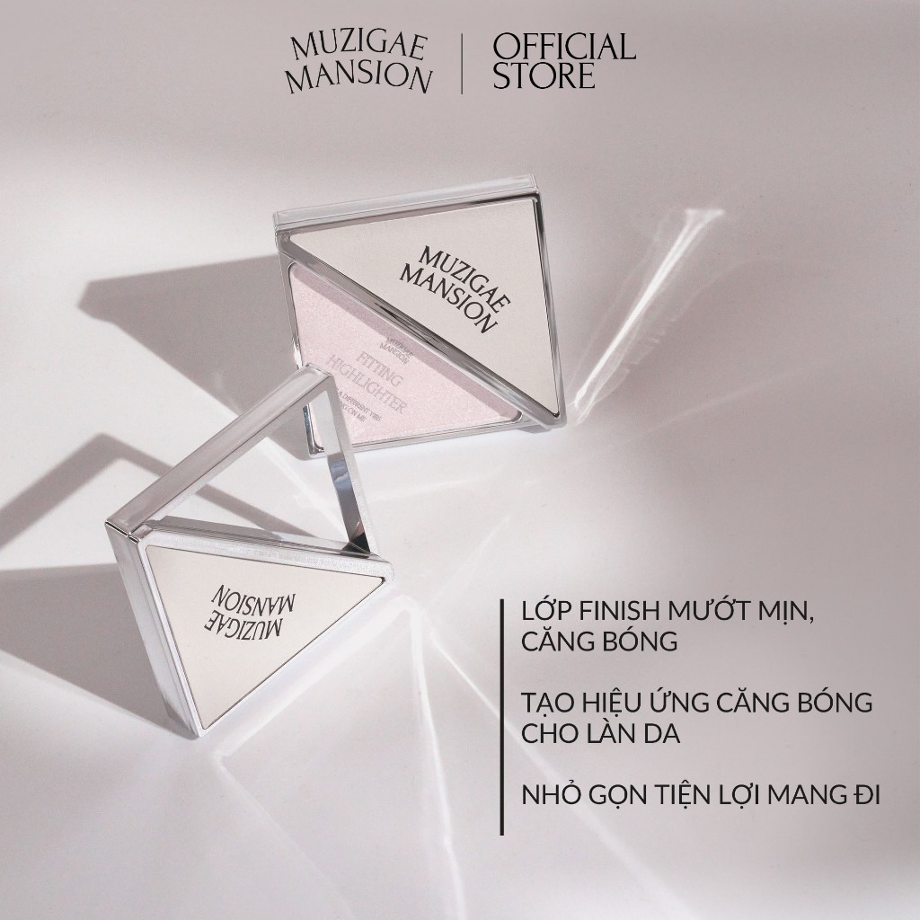 Phấn Má Tạo Khối Muzigae Mansion Fitting Highlighter Mịn Lì Căng Bóng, Bắt Sáng Chuẩn Hàn 5g