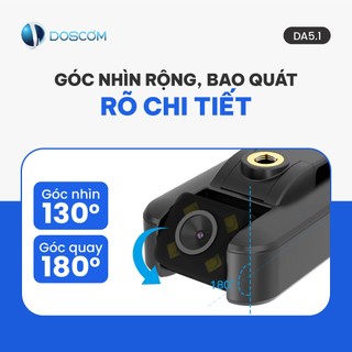 Camera 4G Mini Doscom DA5.1 Full HD 1296P Góc Siêu Rộng, Hỗ Trợ Tầm Nhìn Đêm - Tặng Kèm Sim 4G