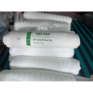 Ruột Gối Ôm 35x100 Cm Gòn Lông Vũ Microfiber, Vải Bọc Cotton Cao Cấp - Hạn Chế Nhức Mỏi Đau Vai Gáy