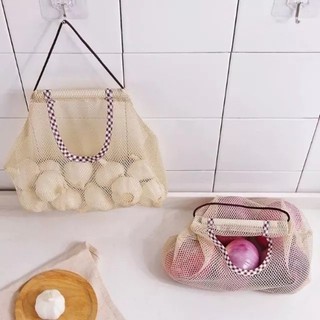 Giỏ đựng hành tỏi, túi lưới treo tường đa năng đồ gia vị và rau củ quả - Đồ dùng nhà bếp