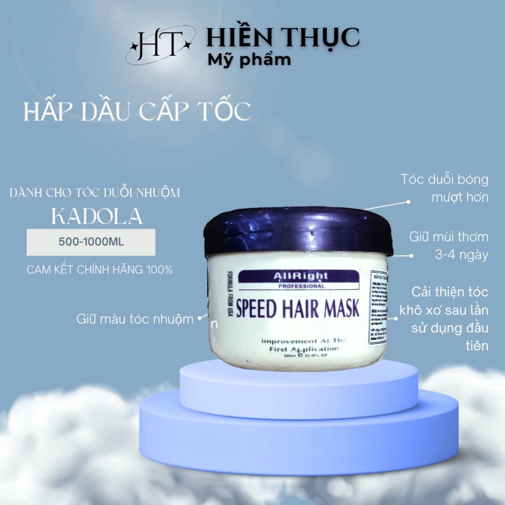 Hấp dầu dưỡng tóc LK Hoa Sen 1000ml - Phục hồi tóc giúp tóc luôn suôn mượt | Thuốc nhuộm tóc Hiền Thục