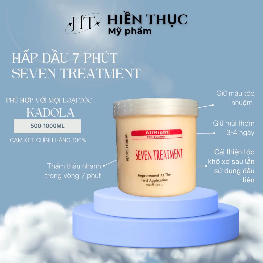 Hấp dầu dưỡng tóc LK Hoa Sen 1000ml - Phục hồi tóc giúp tóc luôn suôn mượt | Thuốc nhuộm tóc Hiền Thục