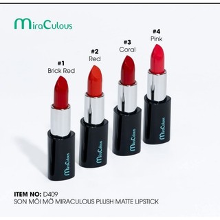 SON MÔI MỀM MỊN,KHÔNG KHÔ BẾT DƯỠNG ẨM MATTE MIRACULOUS D409
