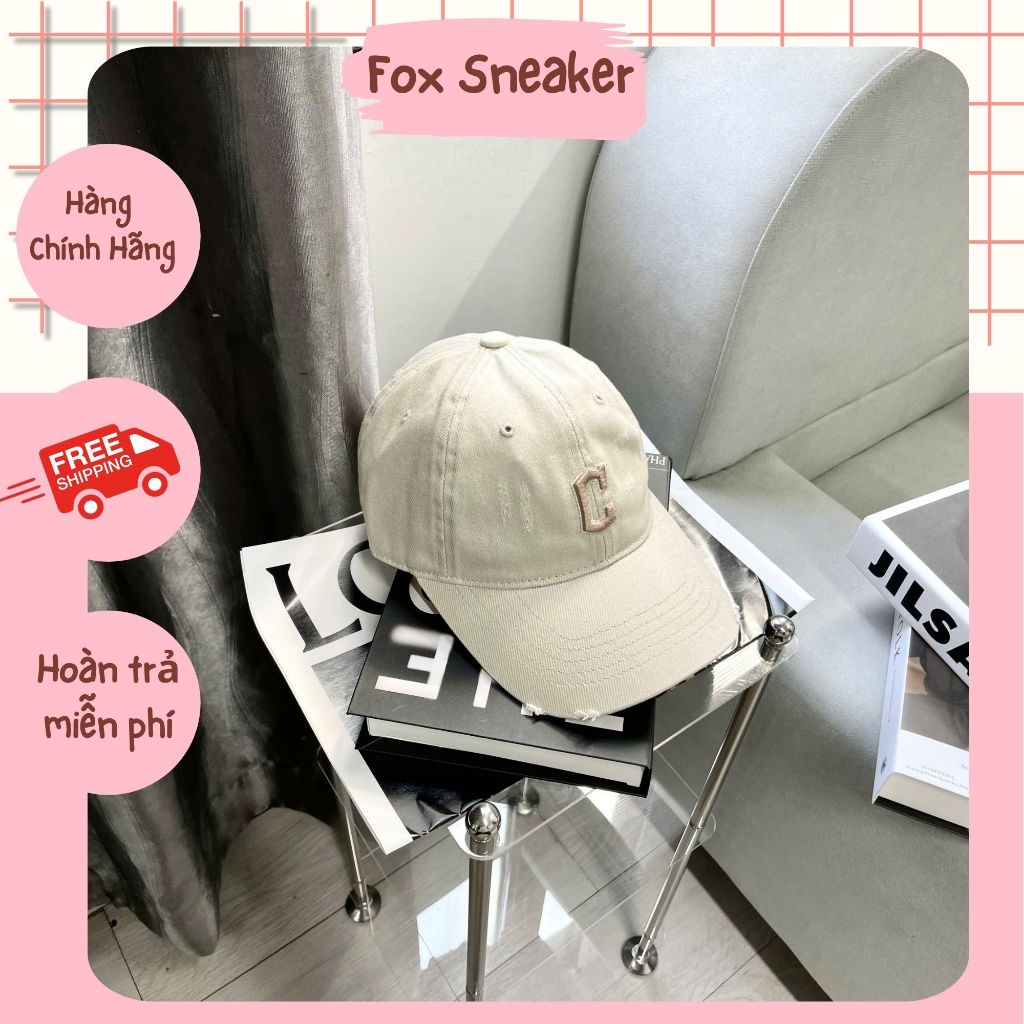 Mũ Nón MLB C Kem Rách Hàng Chính Hãng | Fox Sneaker | Shopee Việt Nam