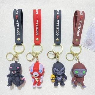 Móc Khóa Godzilla & King Kong – Dây Đeo, Phụ Kiện Dễ Thương, Quà Tặng Phim Hành Động