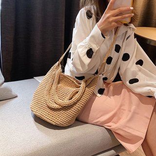 Túi len đeo chéo đày dặn xinh xắn quai xách