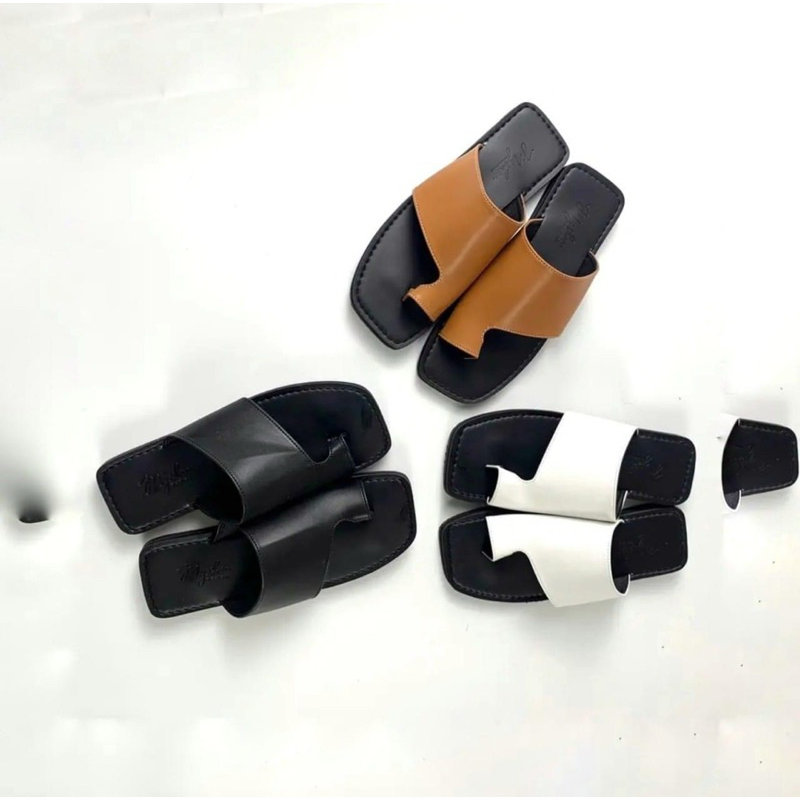 Dép Lê Mũi Vuông Nữ Fom Size Chuẩn Mềm Mại Ôm Chân Phong Cách Hàn Quốc