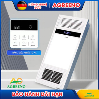 Đèn Điều Hòa Phòng Tắm Agreeno 300-AG-2 - Thắp Sáng, Sưởi Ấm, Làm Mát, Hút Ẩm Chỉ Trong Một Chạm!