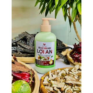 Dầu Gội Bưởi, Bồ Kết, Hà Thủ Ô, Chiết Xuất Từ Thiên Nhiên - Giúp Hỗ Trợ Mọc Tóc, Giảm Rụng, Mượt Tóc Lợi An