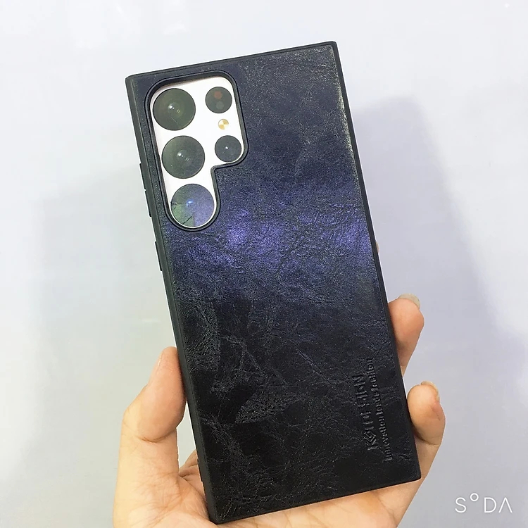 Ốp da cao cấp  KST Design cho Samsung s20 s21 s22 s23 s24 s25 ultra plus s8 s9 s10 plus not20ultra