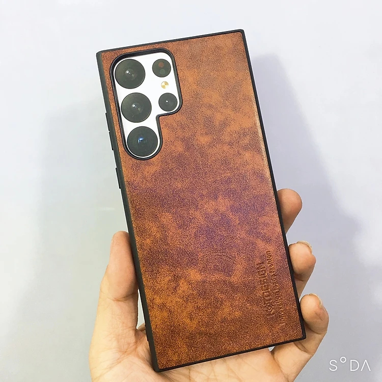 Ốp da cao cấp  KST Design cho Samsung s20 s21 s22 s23 s24 s25 ultra plus s8 s9 s10 plus not20ultra