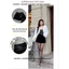Quần Sooc Nhung QCCC Cạp Cao Hack Dáng Hàng 2 Lớp Màu Đen/Nâu Nữ Kem