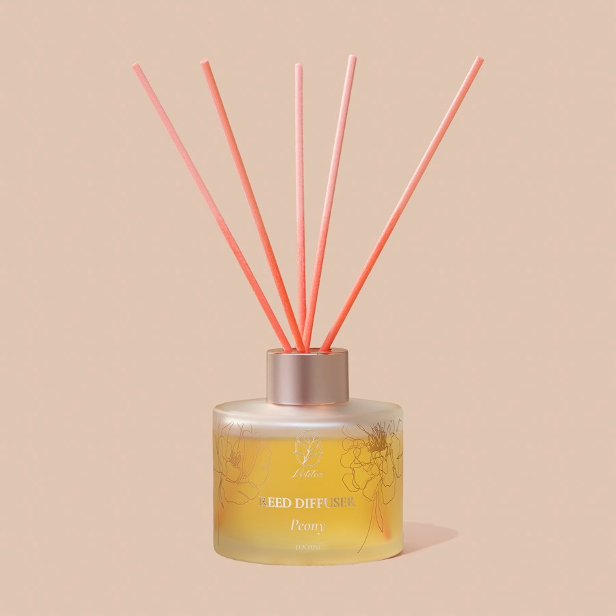 Tinh Dầu Khuếch Tán Cao Cấp Cắm Que Thơm Phòng Letitia Hương Peony Size 100ml