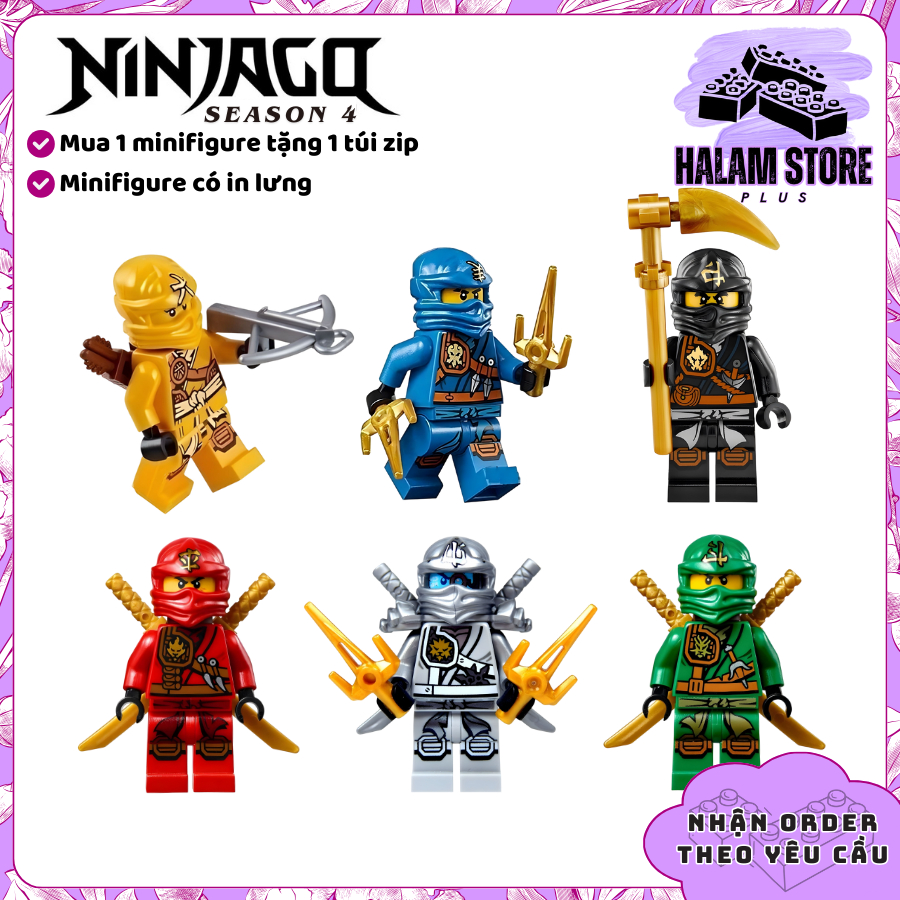 [Bản làm lại] Đồ chơi có sẵn minifigures Ninjago Jungle Robe - Mô hình ...