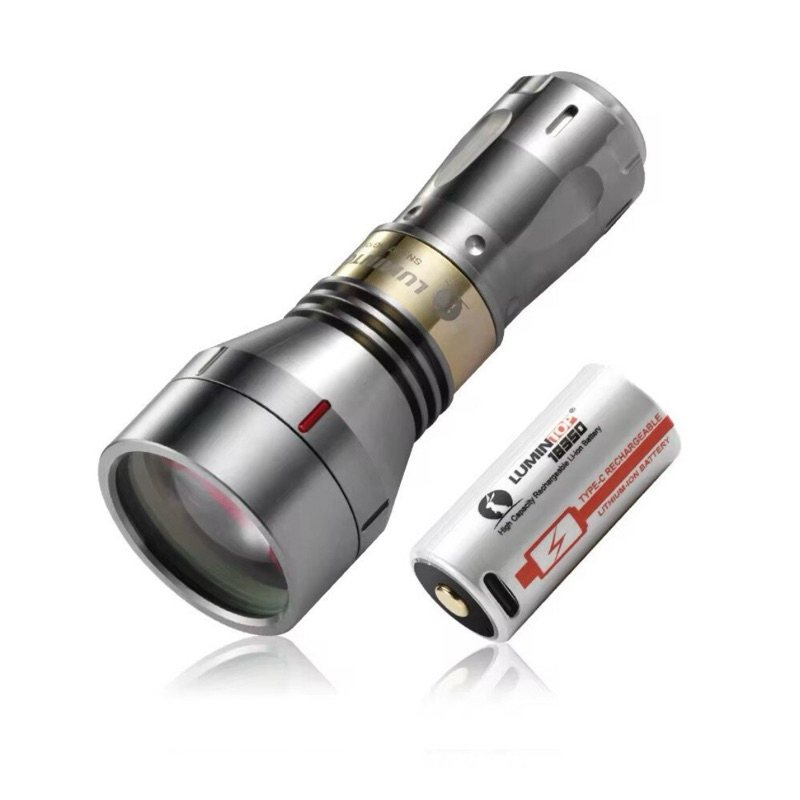 Lumintop Thor 2 V2.0 Titanium Đèn pin LEP Độ sáng 350lm Chiếu xa