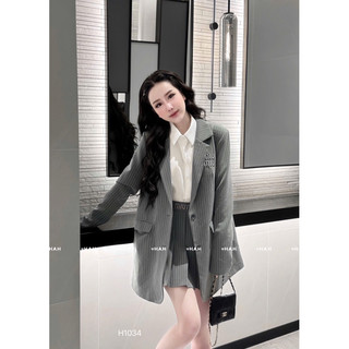 SET THÊU MIUMIU KẺ DỌC ( Chuẩn Mẫu)-RUBY STORE