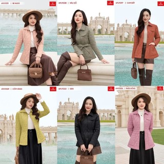 5PLF02, 4PLF03 Áo phao nữ CARDINA trần bông cao cấp siêu nhẹ thiết kế dáng lửng trẻ trung trendy 4PLF03, 5PLF02