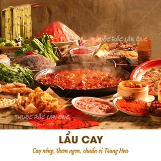 Gia vị lẩu cay tứ xuyên, set nấu 2-3 lít nước, chuẩn vị lẩu Trùng Khánh - Lãn Ông