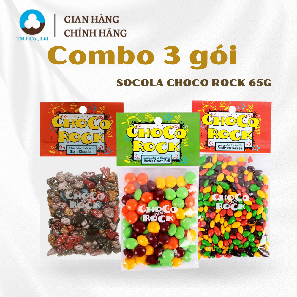 Combo 3 gói kẹo socola Choco Rock 65g (Nhập khẩu Hàn Quốc) | Shopee ...
