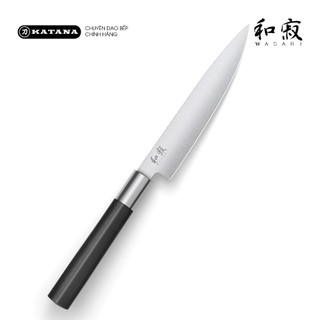 Dao thái đa dụng Nhật Bản cao cấp KAI Wasabi Black Utility - 6715U (150mm)