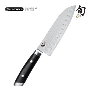 Dao thái đa năng chống dính cao cấp KAI Nhật Bản - Shun Kaji H.G Santoku thép SG-2 Damascus 33 lớp KDM0004 (180mm)