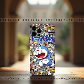 Miếng dán Skin Mặt lưng Sau full viền Mẫu Doremon Dành Cho 16 pro max 15 pro max 14 pro max 13 pro max 12 pro