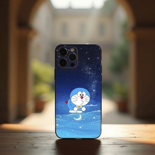 Miếng dán Skin Mặt lưng Sau full viền Mẫu Doremon Dành Cho 16 pro max 15 pro max 14 pro max 13 pro max 12 pro