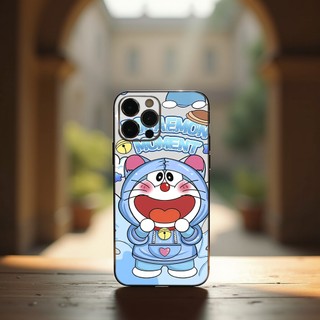 Miếng dán Skin Mặt lưng Sau full viền Mẫu Doremon Dành Cho 16 pro max 15 pro max 14 pro max 13 pro max 12 pro