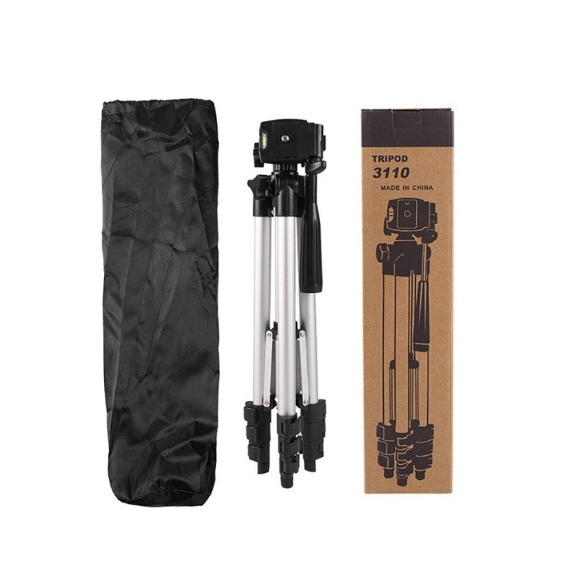 Giá Đỡ Điện Thoại Livestream, Chụp Hình - Gậy Tripod TF-3110 3 Chân Kèm Kẹp (No Remote)