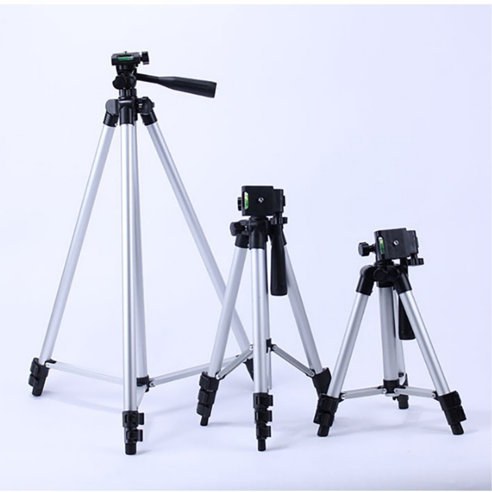 Giá Đỡ Điện Thoại Livestream, Chụp Hình - Gậy Tripod TF-3110 3 Chân Kèm Kẹp (No Remote)
