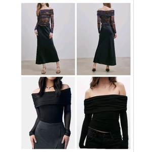 Áo trễ vai thun lưới OpenEdit* bigsize - dư xịn