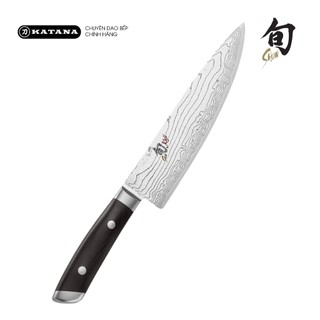 Dao thái thịt cá cao cấp KAI Nhật Bản - Shun Kaji Chef thép SG-2 Damascus 33 lớp KDM0006 (200mm)