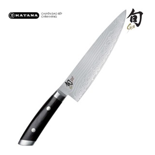 Dao thái thịt cá cao cấp KAI Nhật Bản - Shun Kaji Western Cook thép SG-2 Damascus 33 lớp KDM0031 (200mm)