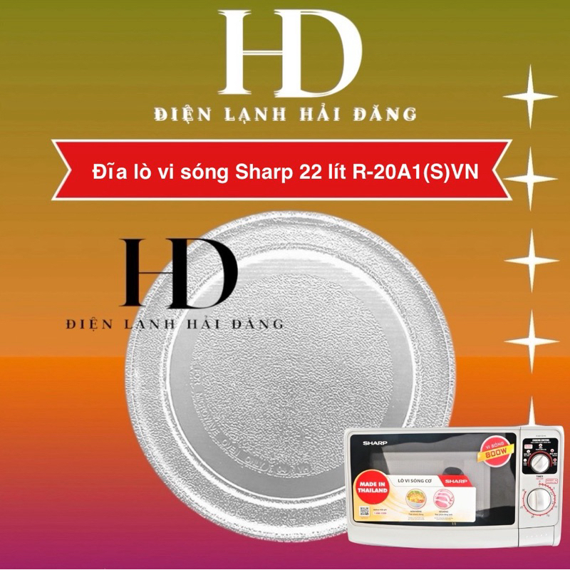 Đĩa lò vi sóng SHARP 22 lít R-20A1(S)VN chính hãng | Shopee Việt Nam