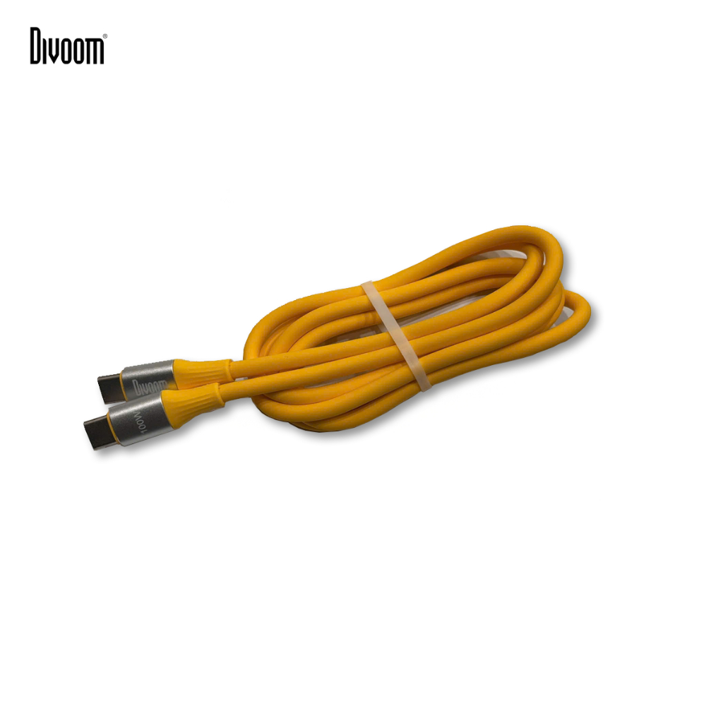 Ảnh Cáp sạc nhanh Divoom C-C 100W dài 1.2m, chất Silicon mền mại, sạc nhanh điện thoại/Ipad 2