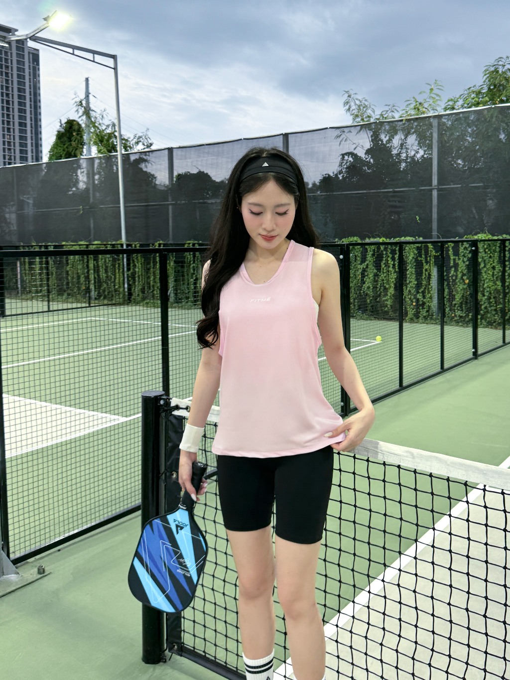 Ảnh Áo tank top tập gym nữ Fitme Simple ba lỗ thoáng khí chạy bộ chất liệu co giãn thoải mái thấm hút mồ hôi ATTS01 4