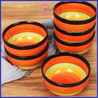 Bộ 10 Chén Sứ Ăn Cơm Họa Tiết Cầu Vồng,  Đường Kính 11.5Cm - Phương Trang