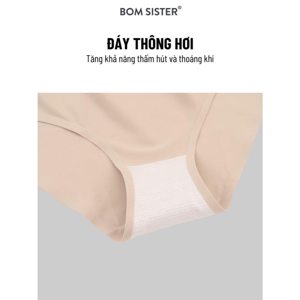 Ảnh Set Nội Y Nữ - Áo lót chỉnh dáng, mặc áo dài su không gọng dây x Quần lót nữ su đúc BOMSISTER P6010 3