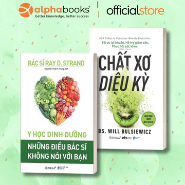 Sách - Combo: Y Học Dinh Dưỡng Những Điều Bác Sĩ Không Nói Với Bạn + Chất Xơ Diệu Kỳ (Omega Plus)
