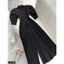 Jumpsuit kẻ Cati cổ trụ tay bồng thời thượng sang chảnh A2595