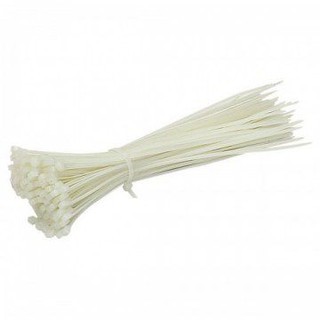 Túi 100 dây thít cáp, dây gút cáp nhựa, dây rút 3x150 màu trắng (Nylon ...