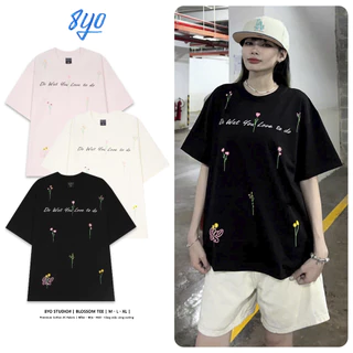 Áo Thun 8YO BLOSSOM Tee Cotton Mềm Mịn Mát - Áo Phông Local Brand Unisex Nam Nữ Form Rộng