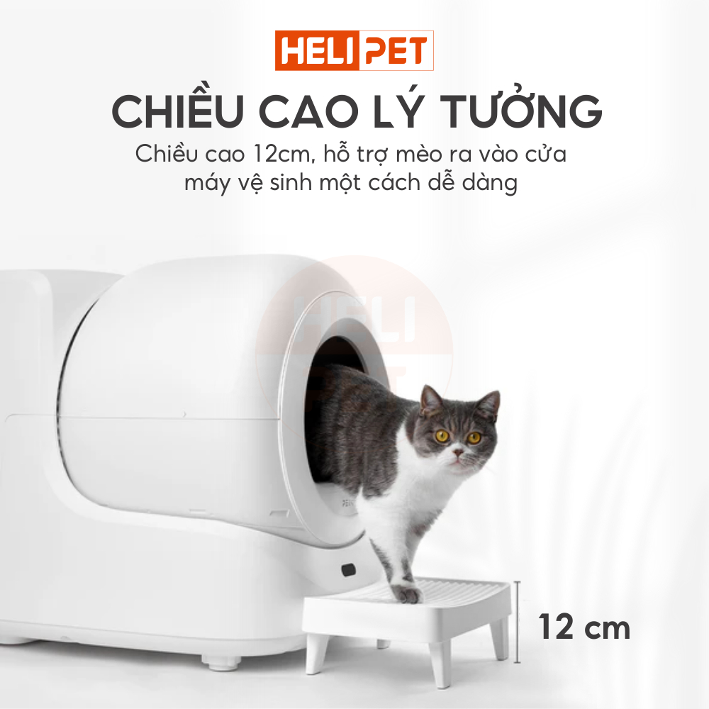 Ảnh [Bản 2.0] Bậc Thang Hỗ Trợ Lối Vào Purobot Ultra PETKIT Easy-Step Pedal - Phù Hợp Cho Mèo Chân Ngắn 2
